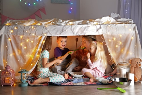 How To Celebrate The New Year With Young Kids fort